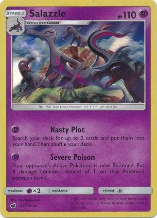 Carta Salazzle (47/111) do set Invasão Carmim — Pokémon TCG | Bynx