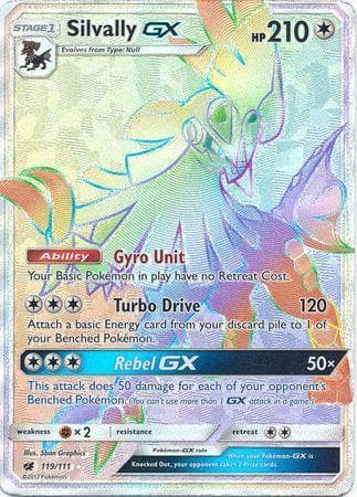 Carta Silvally-GX (119/111) do set Invasão Carmim — Pokémon TCG | Bynx