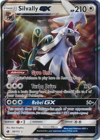 Carta Silvally-GX (90/111) do set Invasão Carmim — Pokémon TCG | Bynx