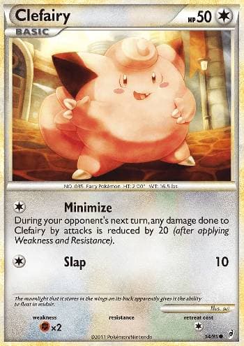 Carta Clefairy (54/95) do set Chamado das Lendas — Pokémon TCG | Bynx