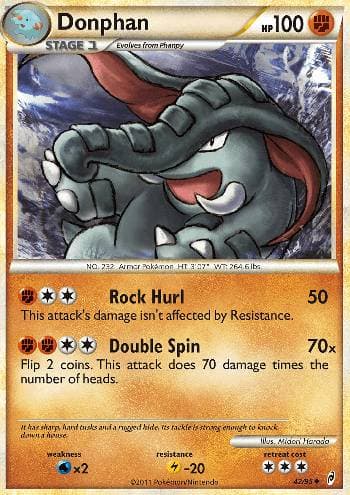 Carta Donphan (42/95) do set Chamado das Lendas — Pokémon TCG | Bynx