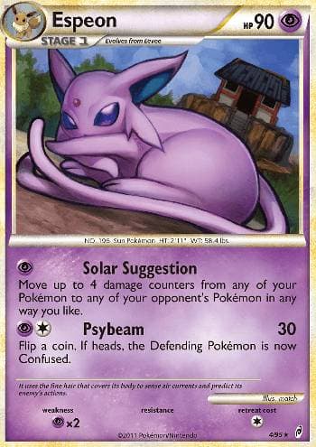 Carta Espeon (4/95) do set Chamado das Lendas — Pokémon TCG | Bynx