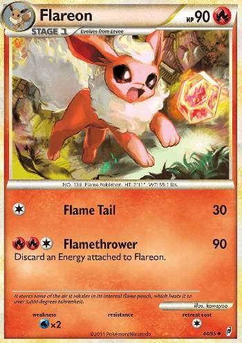 Carta Flareon (44/95) do set Chamado das Lendas — Pokémon TCG | Bynx