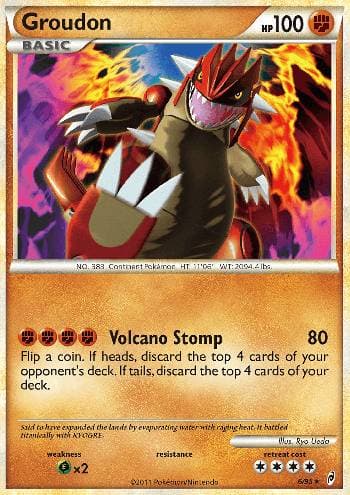 Groudon (6/95) — Chamado das Lendas