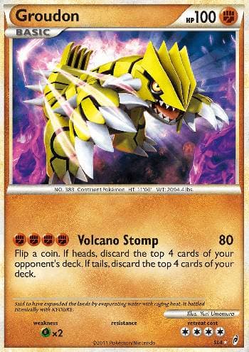 Groudon (SL4/95) — Chamado das Lendas