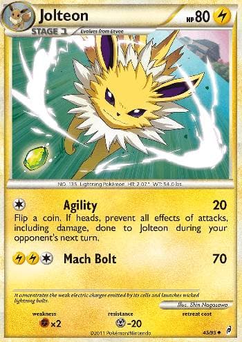 Jolteon (45/95) — Chamado das Lendas