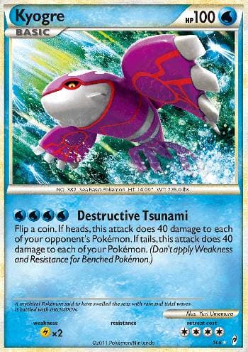 Carta Kyogre (SL6/95) do set Chamado das Lendas — Pokémon TCG | Bynx