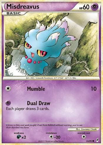 Carta Misdreavus (65/95) do set Chamado das Lendas — Pokémon TCG | Bynx