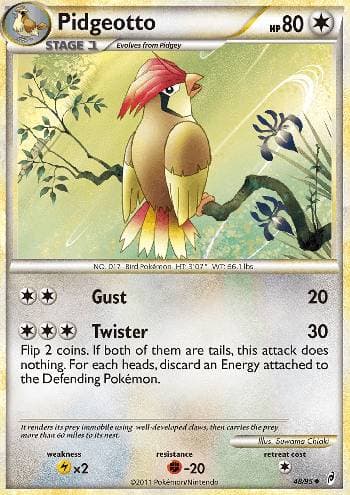 Carta Pidgeotto (48/95) do set Chamado das Lendas — Pokémon TCG | Bynx