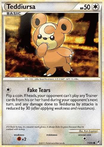 Teddiursa (73/95) — Chamado das Lendas