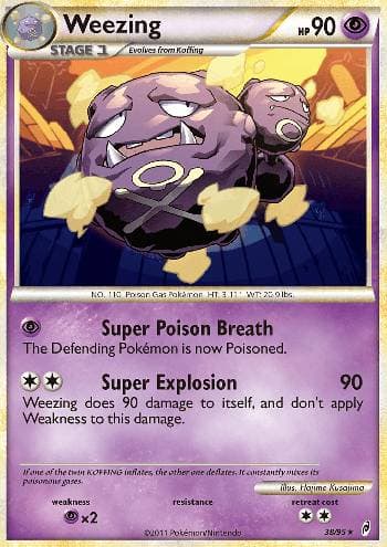 Carta Weezing (38/95) do set Chamado das Lendas — Pokémon TCG | Bynx
