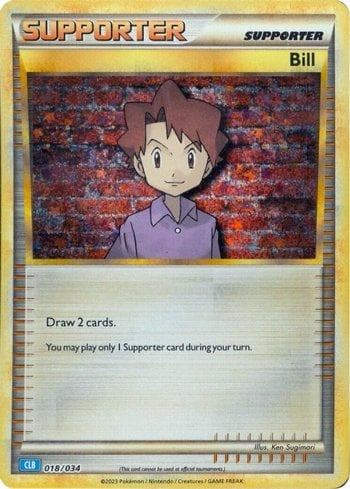 Bill (018/034) — Blastoise & Suicune ex Deck