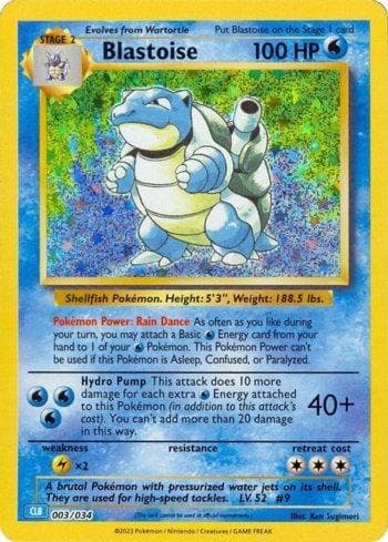 Blastoise (003/034) — Blastoise & Suicune ex Deck