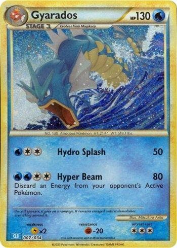 Carta Gyarados (007/034) do set Blastoise & Suicune ex Deck — Pokémon TCG | Bynx