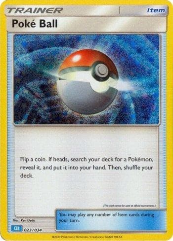 Carta Poké Ball (023/034) do set Blastoise & Suicune ex Deck — Pokémon TCG | Bynx
