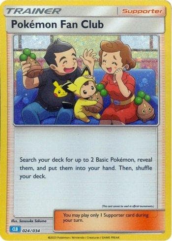 Carta Pokémon Fan Club (024/034) do set Blastoise & Suicune ex Deck — Pokémon TCG | Bynx