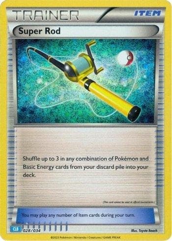 Carta Super Rod (028/034) do set Blastoise & Suicune ex Deck — Pokémon TCG | Bynx
