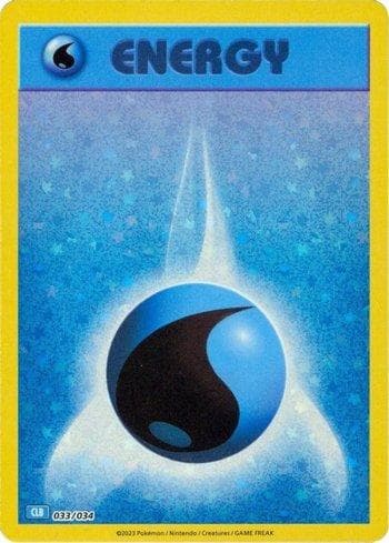 Carta Water Energy (033/034) do set Blastoise & Suicune ex Deck — Pokémon TCG | Bynx