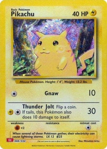 Carta Pikachu (008/034) do set Charizard & Ho-Oh ex Deck — Pokémon TCG | Bynx