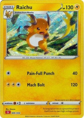 Carta Raichu (009/034) do set Charizard & Ho-Oh ex Deck — Pokémon TCG | Bynx