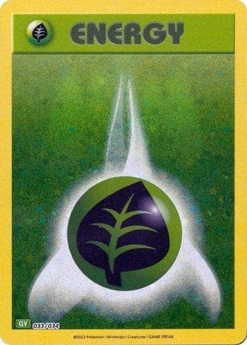 Carta Grass Energy (033/034) do set Venusaur & Lugia ex Deck — Pokémon TCG | Bynx