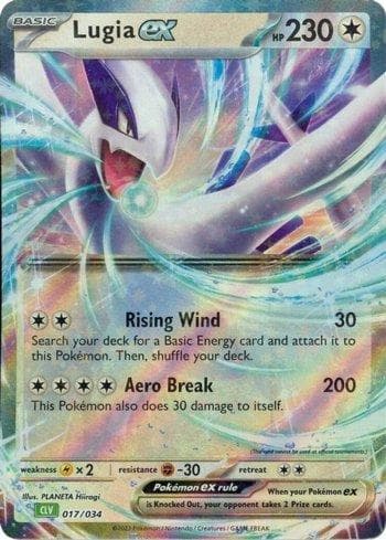 Lugia ex (017/034) — Venusaur & Lugia ex Deck
