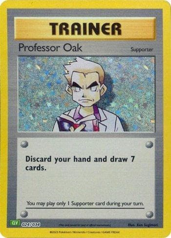 Professor Oak (024/034) — Venusaur & Lugia ex Deck