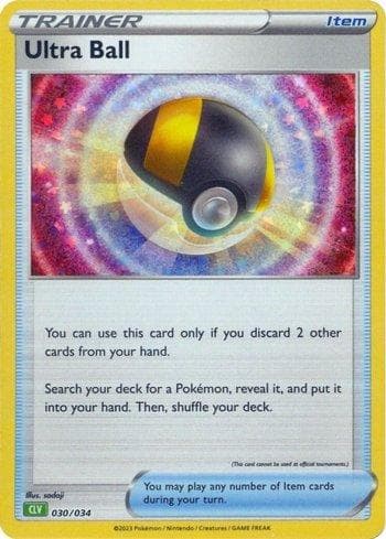 Ultra Ball (030/034) — Venusaur & Lugia ex Deck
