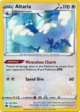 Carta Altaria (49/073) do set Caminho do Campeão — Pokémon TCG | Bynx