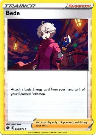 Carta Bede (50/073) do set Caminho do Campeão — Pokémon TCG | Bynx