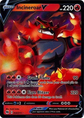Incineroar-V (8/073) — Caminho do Campeão