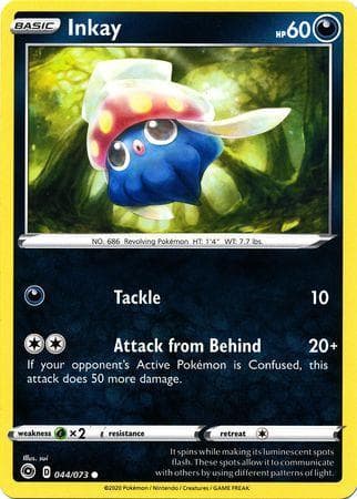 Carta Inkay (44/073) do set Caminho do Campeão — Pokémon TCG | Bynx