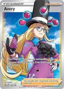 Carta Avery (187/198) do set Reinado Arrepiante — Pokémon TCG | Bynx