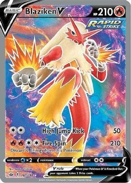 Blaziken-V (161/198) — Reinado Arrepiante