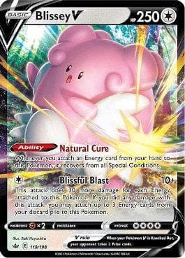 Carta Blissey-V (119/198) do set Reinado Arrepiante — Pokémon TCG | Bynx