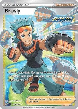 Carta Brawly (188/198) do set Reinado Arrepiante — Pokémon TCG | Bynx