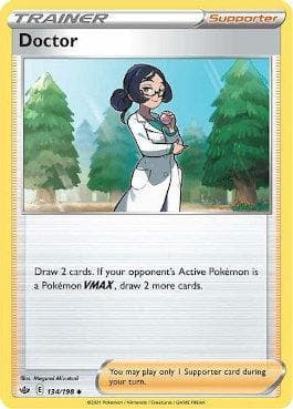 Carta Doctor (134/198) do set Reinado Arrepiante — Pokémon TCG | Bynx