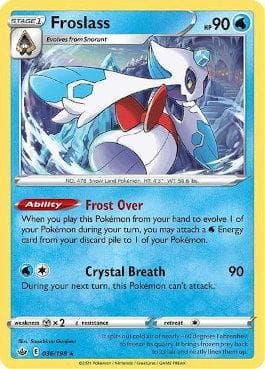 Carta Froslass (36/198) do set Reinado Arrepiante — Pokémon TCG | Bynx