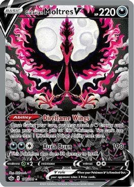 Carta Galarian Moltres-V (177/198) do set Reinado Arrepiante — Pokémon TCG | Bynx