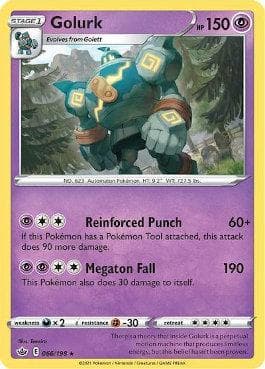 Carta Golurk (66/198) do set Reinado Arrepiante — Pokémon TCG | Bynx