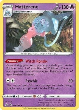 Carta Hatterene (73/198) do set Reinado Arrepiante — Pokémon TCG | Bynx