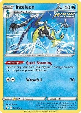 Carta Inteleon (43/198) do set Reinado Arrepiante — Pokémon TCG | Bynx