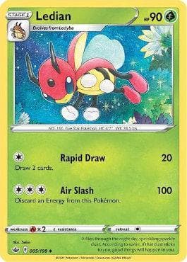 Carta Ledian (5/198) do set Reinado Arrepiante — Pokémon TCG | Bynx