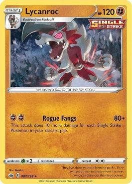 Carta Lycanroc (87/198) do set Reinado Arrepiante — Pokémon TCG | Bynx
