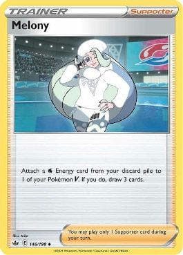 Carta Melony (146/198) do set Reinado Arrepiante — Pokémon TCG | Bynx