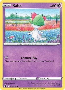 Carta Ralts (59/198) do set Reinado Arrepiante — Pokémon TCG | Bynx