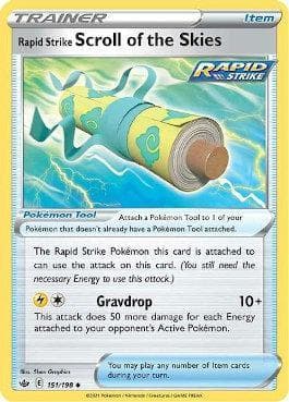 Carta Rapid Strike Scroll of the Skies (151/198) do set Reinado Arrepiante — Pokémon TCG | Bynx