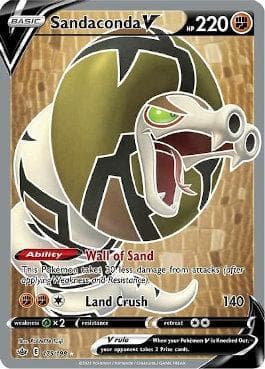 Carta Sandaconda-V (175/198) do set Reinado Arrepiante — Pokémon TCG | Bynx