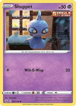Carta Shuppet (62/198) do set Reinado Arrepiante — Pokémon TCG | Bynx