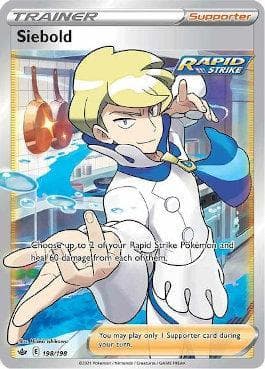 Carta Siebold (198/198) do set Reinado Arrepiante — Pokémon TCG | Bynx